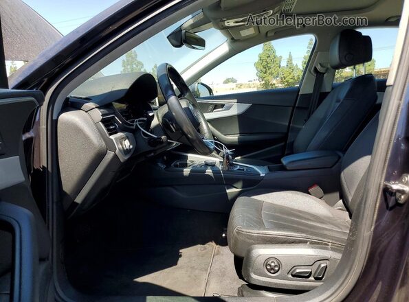 WAUKMAF45JA228680 2018 AUDI A4 Black Սալոնի դիմացի տեսք