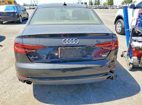 WAUKMAF45JA228680 2018 AUDI A4 Black Հետևի տեսք