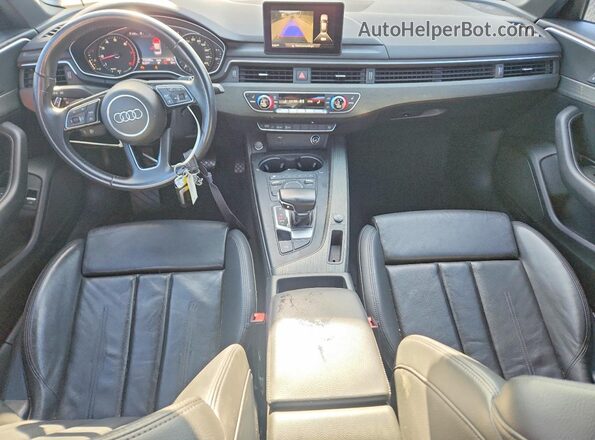 WAUKMAF48JA173996 2018 AUDI A4 Black Вид панелі приладів
