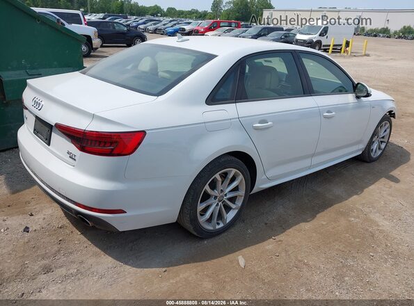 WAUKMAF49HN056110 2017 AUDI A4 Белый Задняя правая четверть