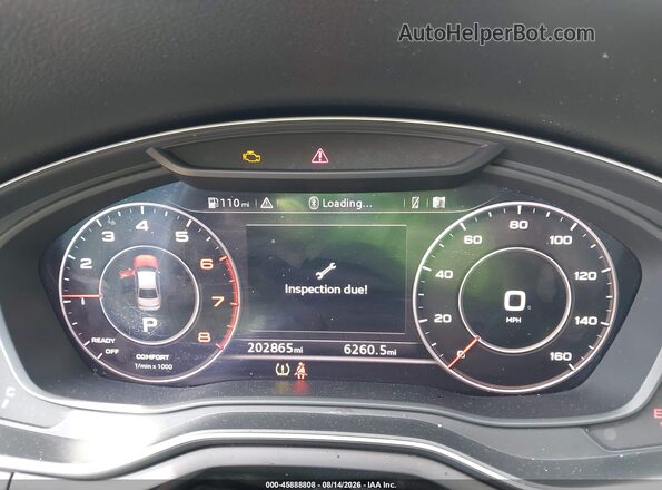 WAUKMAF49HN056110 2017 AUDI A4 Белый Вид задних сидений