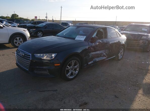 WAUKMAF49JN006538 2018 AUDI A4 Dark Blue Передняя левая четверть