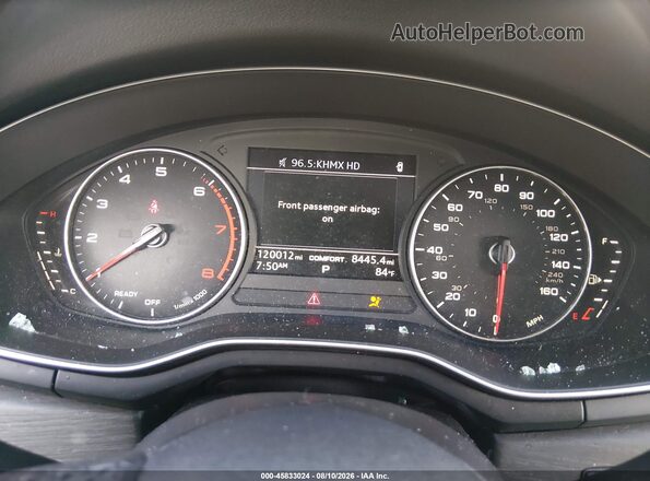 WAUKMAF49JN006538 2018 AUDI A4 Dark Blue Вид задних сидений