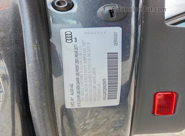 WAUL2AF22KN025975 2019 AUDI A6 Gray Widok komory silnika