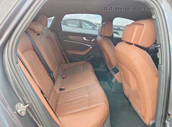 WAUL2AF22KN025975 2019 AUDI A6 Gray Widok tylnych siedzeń