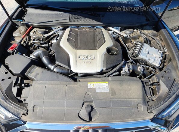 WAUL2AF23KN024317 2019 AUDI A6 Black Սալոնի հետևի տեսք