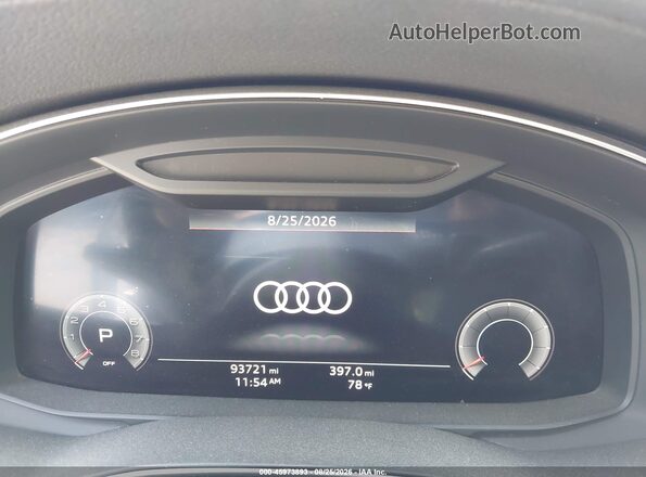 WAUL2AF25KN053656 2019 AUDI A6 White Vista de los asientos traseros