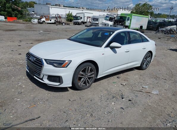 WAUL2AF25KN053656 2019 AUDI A6 White Vista tres cuartos delantera izquierda