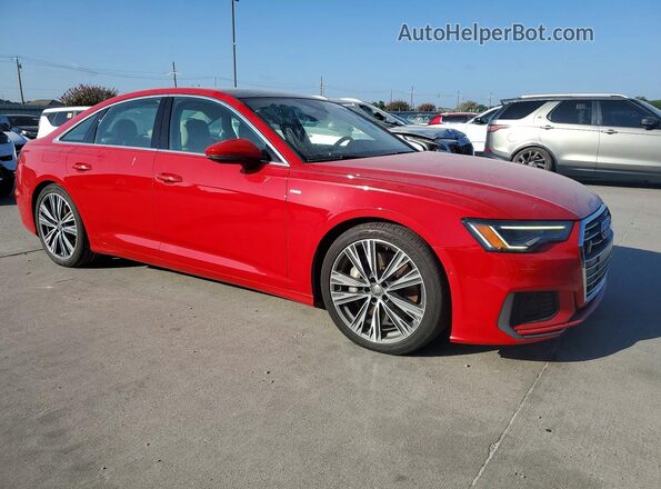 WAUL2AF25KN093171 2019 AUDI A6 Red Przód prawy