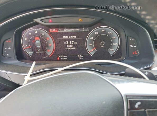 WAUL2AF25KN097012 2019 AUDI A6 Black Vista del cuadro de instrumentos