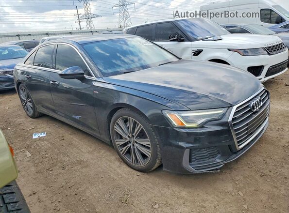 WAUL2AF25KN097012 2019 AUDI A6 Black Delantero derecho