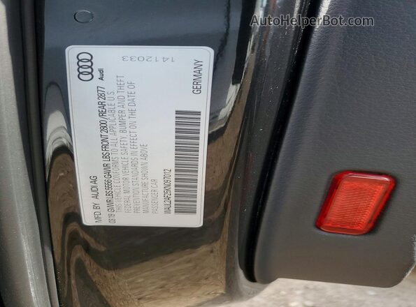 WAUL2AF25KN097012 2019 AUDI A6 Black Vista del compartimento del motor