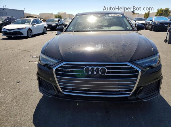 WAUL2AF27KN090188 2019 AUDI A6 Black Front view