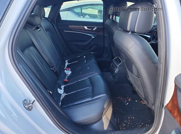 WAUL2AF29KN030459 2019 AUDI A6 White Հետևի նստատեղերի տեսք