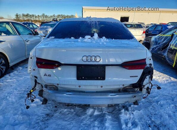 WAUL2AF29KN030459 2019 AUDI A6 White Հետևի տեսք