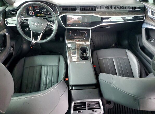 WAUL2AF29MN029945 2021 AUDI A6 Black Առջևի վահանակի տեսք