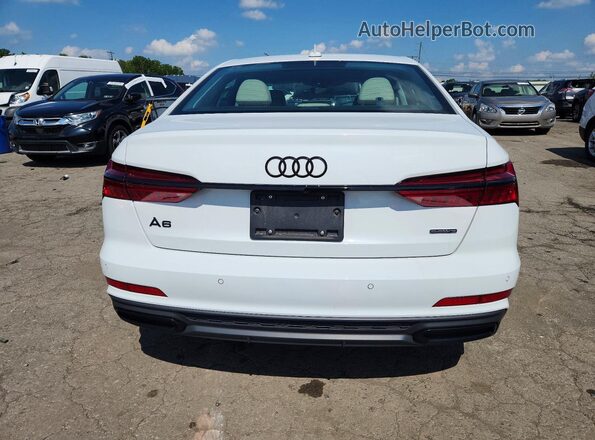 WAUL2BF24NN046031 2022 AUDI A6 White Вид ззаду