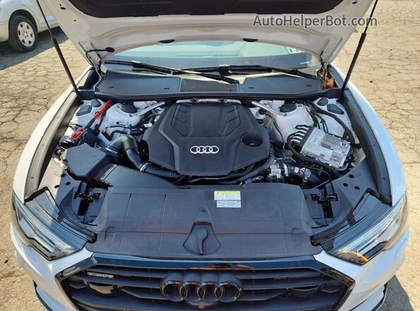 WAUL2BF24NN046031 2022 AUDI A6 White Вид задньої частини салону