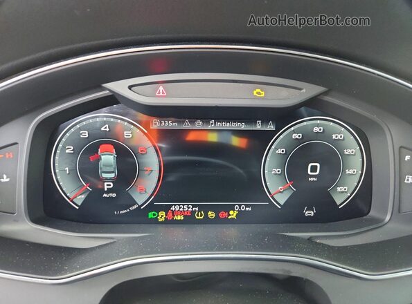 WAUL2BF24RN055463 2024 AUDI A6 Blue Սարքավորումների վահանակի տեսք