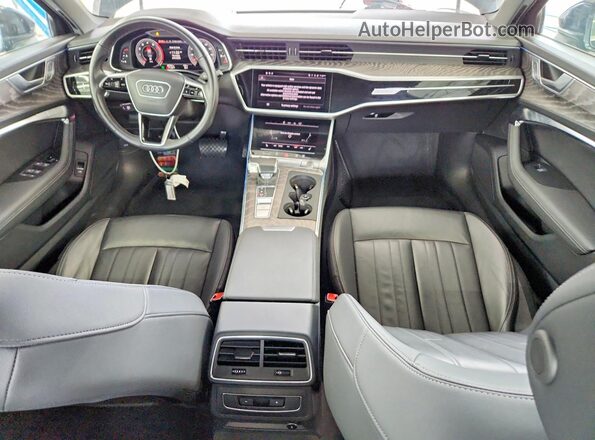 WAUL2BF24RN055463 2024 AUDI A6 Blue Առջևի վահանակի տեսք