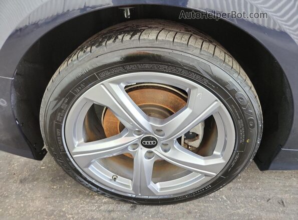 WAUL2BF24RN055463 2024 AUDI A6 Blue VIN կոդի պիտակի տեսք