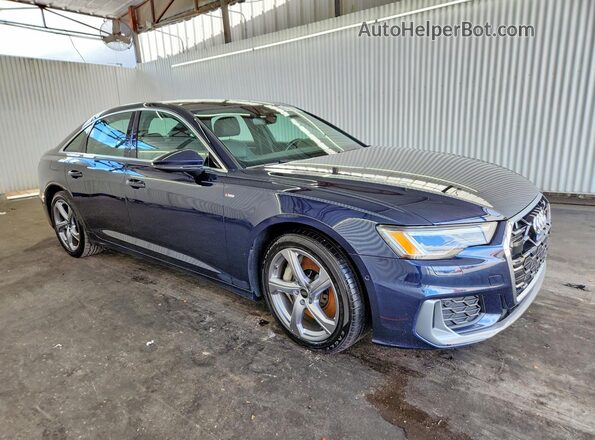 WAUL2BF24RN055463 2024 AUDI A6 Blue Առջևի աջ