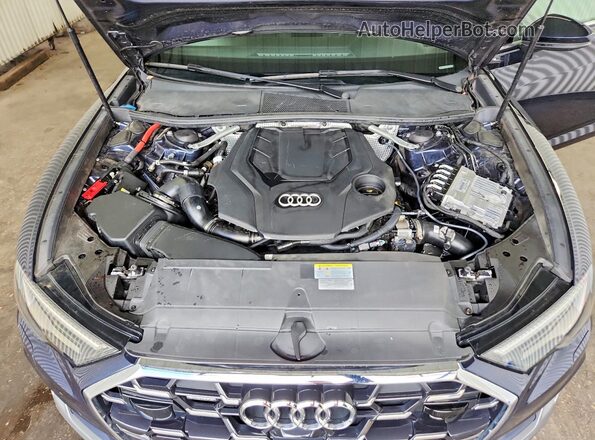 WAUL2BF24RN055463 2024 AUDI A6 Blue Սալոնի հետևի տեսք