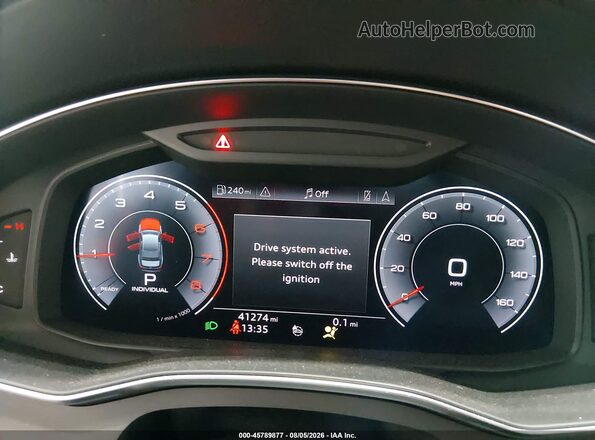 WAUL2BF28LN002563 2020 AUDI A6 Gray Widok tylnych siedzeń