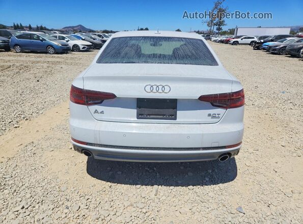 WAULMAF40JN012040 2018 AUDI A4 White Vista trasera