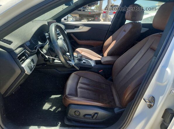 WAULMAF40JN012040 2018 AUDI A4 White Vista interior delantera