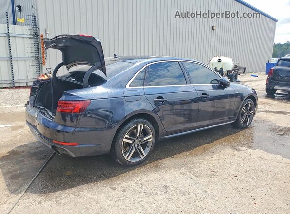 WAULMAF46JA109539 2018 AUDI A4 Blue უკანა მარჯვენა