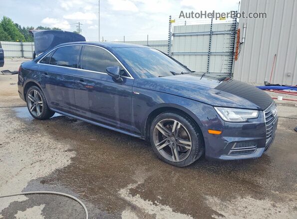 WAULMAF46JA109539 2018 AUDI A4 Blue წინა მარჯვენა