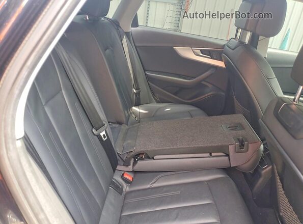 WAULMAF46JA109539 2018 AUDI A4 Blue უკანა სავარძლების ხედი