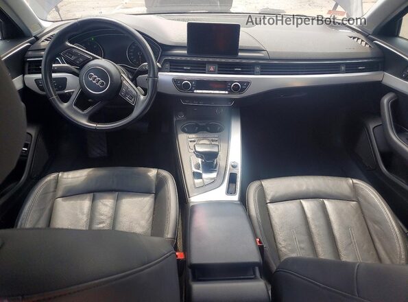 WAULMAF46JA109539 2018 AUDI A4 Blue წინა პანელის ხედი