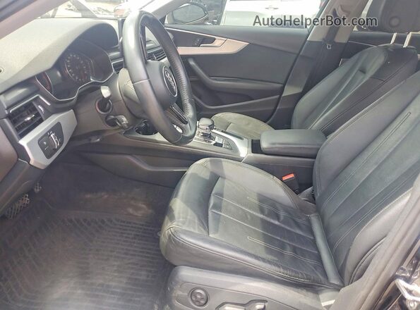 WAULMAF46JA109539 2018 AUDI A4 Blue წინა სალონის ხედი