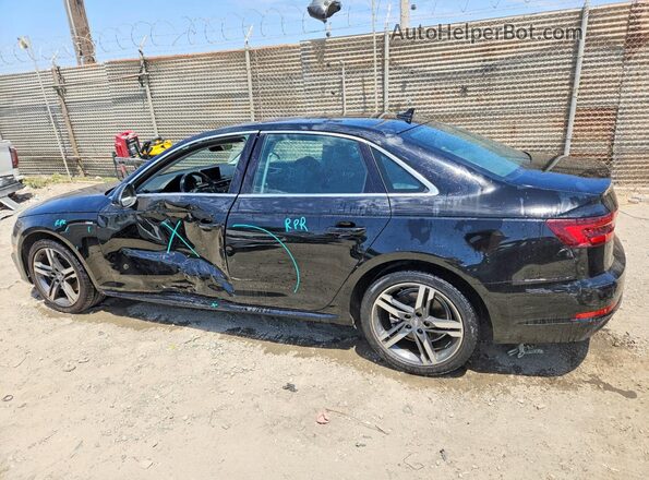 WAULMAF47JN002802 2018 AUDI A4 Black Rear left