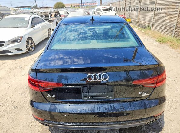 WAULMAF47JN002802 2018 AUDI A4 Black Rear view