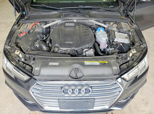 WAULMAF48JN020273 2018 AUDI A4 Серый Вид задней части салона