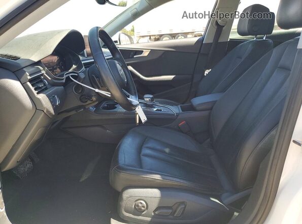 WAULNAF44HN042228 2017 AUDI A4 Белый Вид салона спереди
