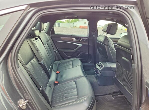 WAUM2AF20KN073284 2019 AUDI A6 Gray Vista de los asientos traseros