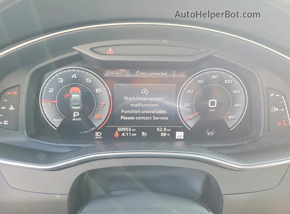 WAUM2AF25KN050583 2019 AUDI A6 Gray Սարքավորումների վահանակի տեսք
