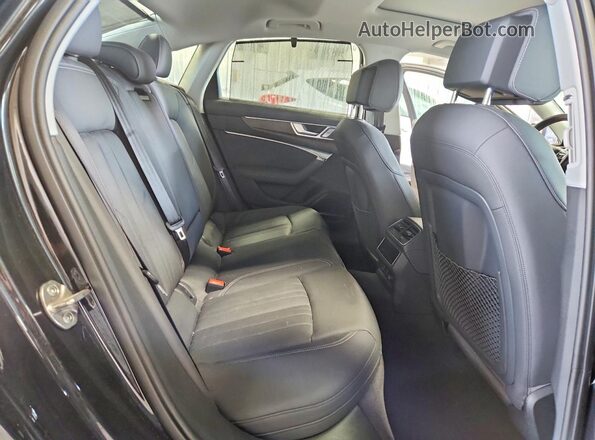 WAUM2AF26KN072267 2019 AUDI A6 Black უკანა სავარძლების ხედი