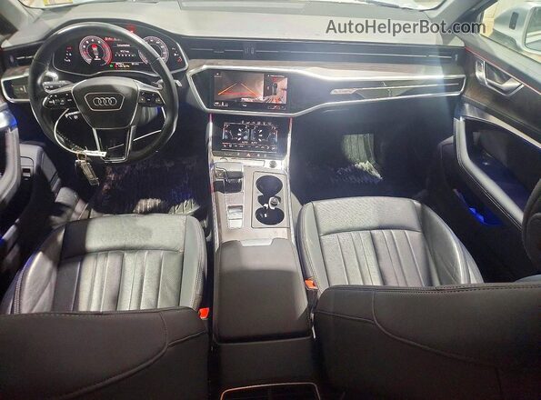 WAUM2AF28KN060914 2019 AUDI A6 Silver Вид панелі приладів