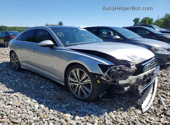 WAUM2AF28KN060914 2019 AUDI A6 Silver Передня права чверть