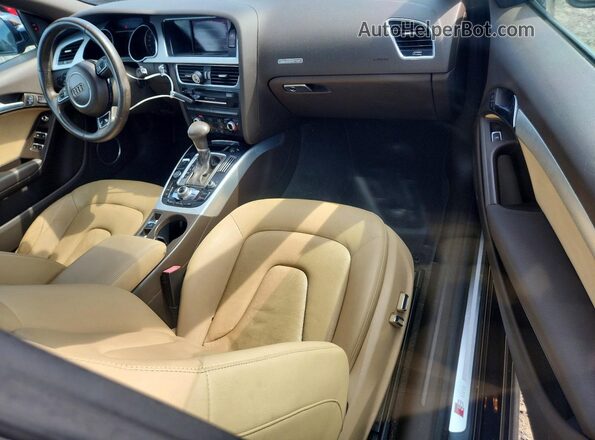 WAUM2AFH6GN000349 2016 AUDI A5 Black Dashboard view