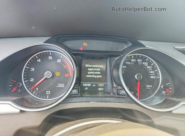 WAUM2AFH6GN000349 2016 AUDI A5 Black Instrument cluster view