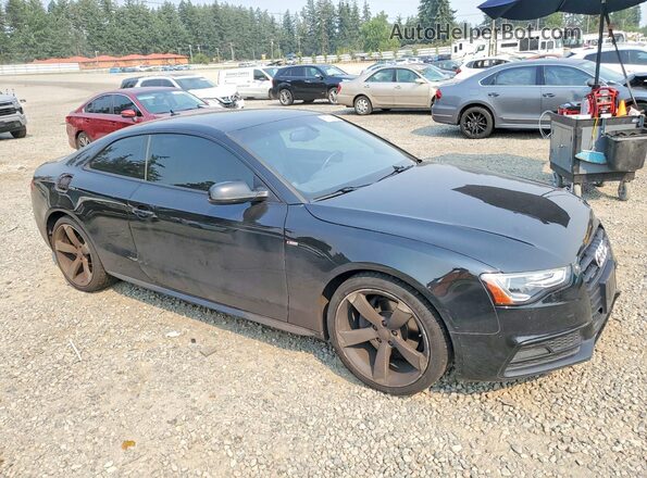 WAUM2AFR9GA037007 2016 AUDI A5 Black Передня права чверть