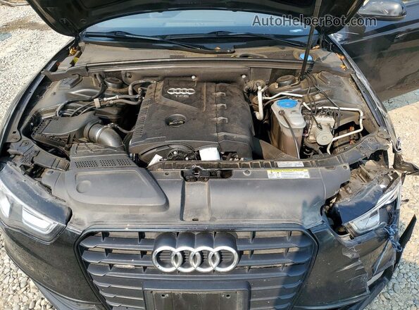 WAUM2AFR9GA037007 2016 AUDI A5 Black Вид задньої частини салону