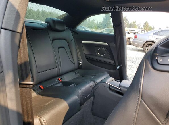WAUM2AFR9GA037007 2016 AUDI A5 Black Вид задніх сидінь