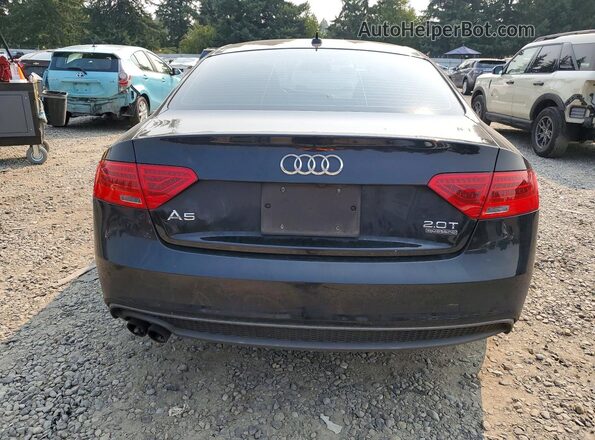 WAUM2AFR9GA037007 2016 AUDI A5 Black Вид ззаду